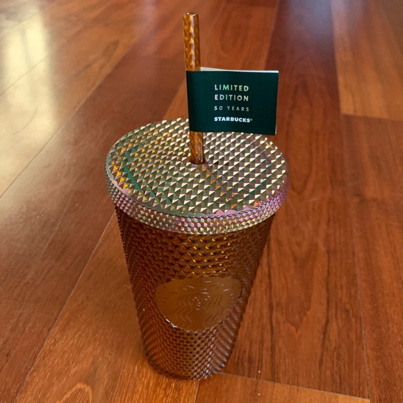 Starbucks 50th Anniversary Gold Studded Tumbler
